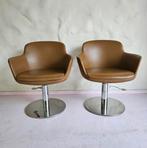 Draaifauteuils, kappersstoelen Italiaans setprijs, Ophalen, Gebruikt, Minder dan 75 cm, 50 tot 75 cm