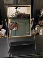 Kantelspiegel, spiegeltje, make-up spiegel zwart goud VdlM, Ophalen of Verzenden, Nieuw, Minder dan 50 cm, Minder dan 100 cm