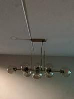 Hanglamp Stellar Goud met Glazen Bollen, Huis en Inrichting, Lampen | Hanglampen, Ophalen of Verzenden, Zo goed als nieuw, Glas
