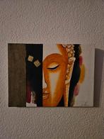 Boeddha Kunstwerk op Canvas - Handgesigneerd, Ophalen of Verzenden