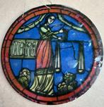 Glazen raamhanger (weegschaal / libra), glas-in-lood stijl, Ophalen of Verzenden