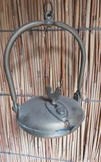 Bijzondere haan olielamp Franse mijnwerkerslamp € 95,00, Antiek en Kunst, Ophalen of Verzenden, Koper