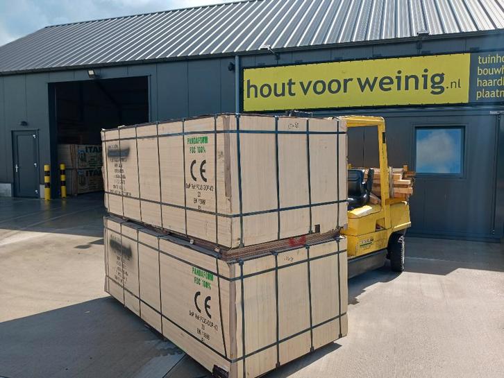 Betonplex ( anti-slip) 12 / 15 / 18mm Va. € 48,--, Doe-het-zelf en Verbouw, Overige Doe-het-zelf en Verbouw, Nieuw, Ophalen