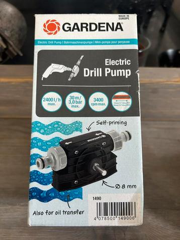 Gardena electric drill pump. Nieuw in de doos beschikbaar voor biedingen
