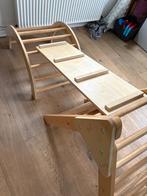 Houten klimtoestel 3 delig kinderen, Ophalen, Zo goed als nieuw, Overige typen