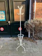 Vintage staande kapstok wit zwart 1980 postmodern, Verzenden, Zo goed als nieuw, Metaal, Staande kapstok