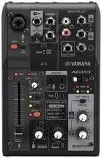 Yamaha AG03MK2B live streaming mixer, zwart, Ophalen of Verzenden, Nieuw