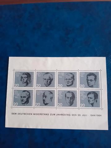 Duitse Postzegels - Verzet 20 Juli 1944/1964 beschikbaar voor biedingen