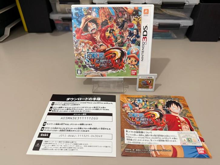 One Piece Unlimited World R Nintendo 3ds Japans, Spelcomputers en Games, Games | Nintendo 2DS en 3DS, Zo goed als nieuw, 1 speler