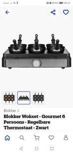 Wokset / gourmet 6 persoons nieuw in doos!, Ophalen, Nieuw, 4 t/m 7 personen