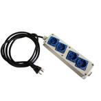 Verdeeldoos 4-voudig, Doe-het-zelf en Verbouw, Elektra en Kabels, Niet ingevuld, Gebruikt, Niet ingevuld, Niet ingevuld