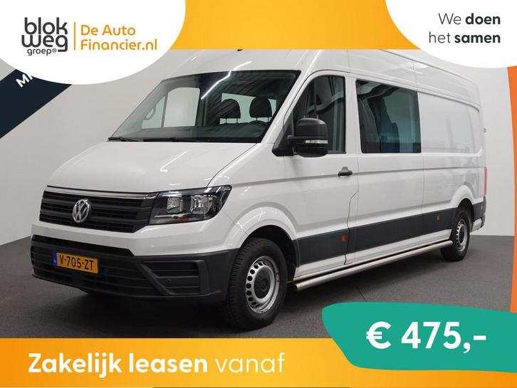 Volkswagen Crafter 140pk L4H3 / L3H2 Dubbele ca € 28.490,0, Auto's, Bestelauto's, Bedrijf, Te koop, ABS, Airbags, Airconditioning