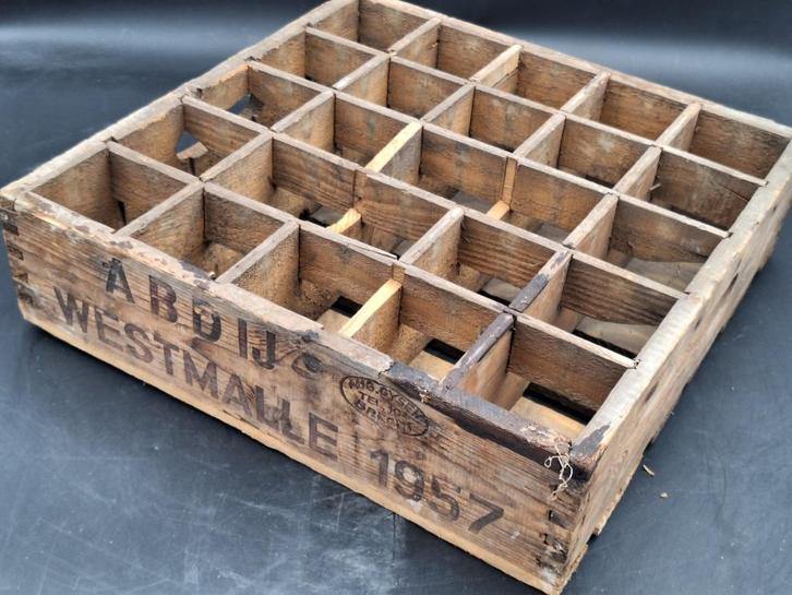 oude bierbak ABDIJ WESTMALLE 1957, Antiek en Kunst, Curiosa en Brocante, Ophalen of Verzenden