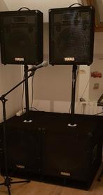 Yamaha 2x Top 2x Subwoofer, Gebruikt, Overige typen, 120 watt of meer, Ophalen