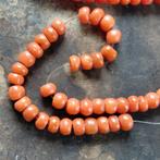 ANTIEK bloedkoraal kralen - 32cm, Verzenden, Overige materialen