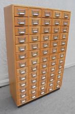 Vintage ladekast apothekerskast winkelkast archiefkast, 50 tot 100 cm, 5 laden of meer, 25 tot 50 cm, 100 tot 150 cm