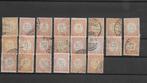 Nederlands Indië 1913. Kavel port zegels, Gestempeld., Postzegels en Munten, Postzegels | Nederlands-Indië en Nieuw-Guinea, Nederlands-Indië
