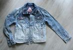 leuke stoere gebleekte spijkerjas maat 10   134 140, Kinderen en Baby's, Kinderkleding | Maat 134, Meisje, Ophalen of Verzenden