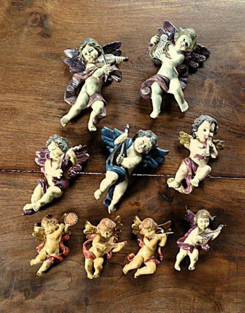 9 Engeltjes, Antiek en Kunst, Curiosa en Brocante, Ophalen of Verzenden