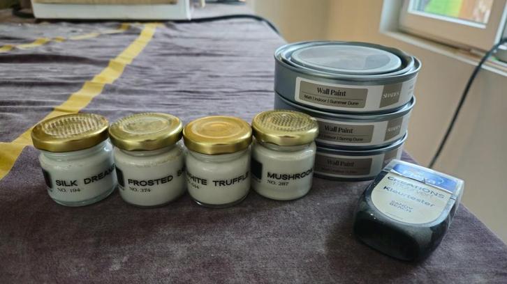 Lab Paint, Eric Kuster, Flexa testers, Doe-het-zelf en Verbouw, Verf, Beits en Lak, Nieuw, Verf, Minder dan 5 liter, Wit, Ophalen of Verzenden