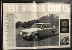 Mazda 1000 - 1200 - 1300 ( Familia ) testen in Autovisie ea, Gelezen, Mazda, Ophalen of Verzenden, Autovisie