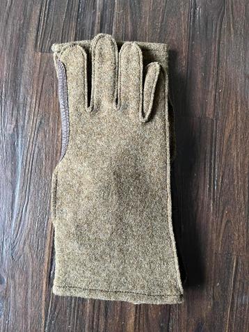 US Handschoenen/gloves wool OD leather palm WO2 *MINT* beschikbaar voor biedingen