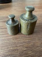 2 koperen gewichtjes, Ophalen of Verzenden, Koper