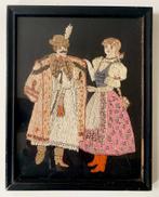 Oud Russisch geborduurd handwerk klederdracht, Antiek en Kunst, Curiosa en Brocante, Ophalen of Verzenden