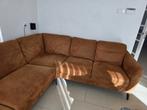 microleder hoekbank, Ophalen, Zo goed als nieuw, Leer