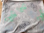Klein lapje grijze tricot met gameconsoles, Nieuw, Ophalen of Verzenden, 30 tot 120 cm, Katoen