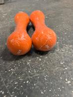 2 x 2 kg rubberen dumbells dumbell set gewichten, Dumbbell, Nieuw, Gewichten, Dumbells