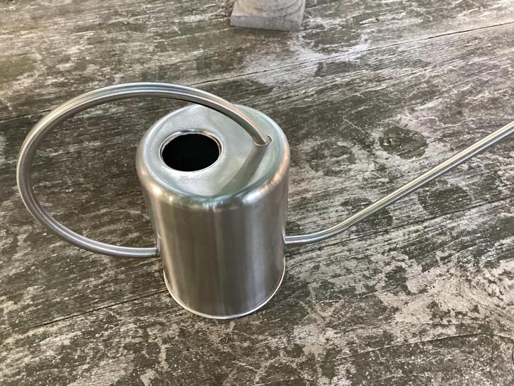 Vintage Metalen Gieter Binnengieter Gieter Kamerplanten, Tuin en Terras, Gieters, Gebruikt, Metaal, Ophalen