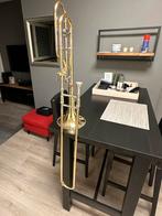 Se shires custum model Alessi Bb/f tenortrombone, Muziek en Instrumenten, Blaasinstrumenten | Trombones, Ophalen, Zo goed als nieuw