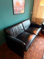 Leolux leren banken – 2 stuks – zwart leer – design, Ophalen