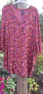 Tuniek 3/4 mouw roze Pont Neuf maat 2XL, Ophalen of Verzenden, Zo goed als nieuw, Roze, Blouse of Tuniek