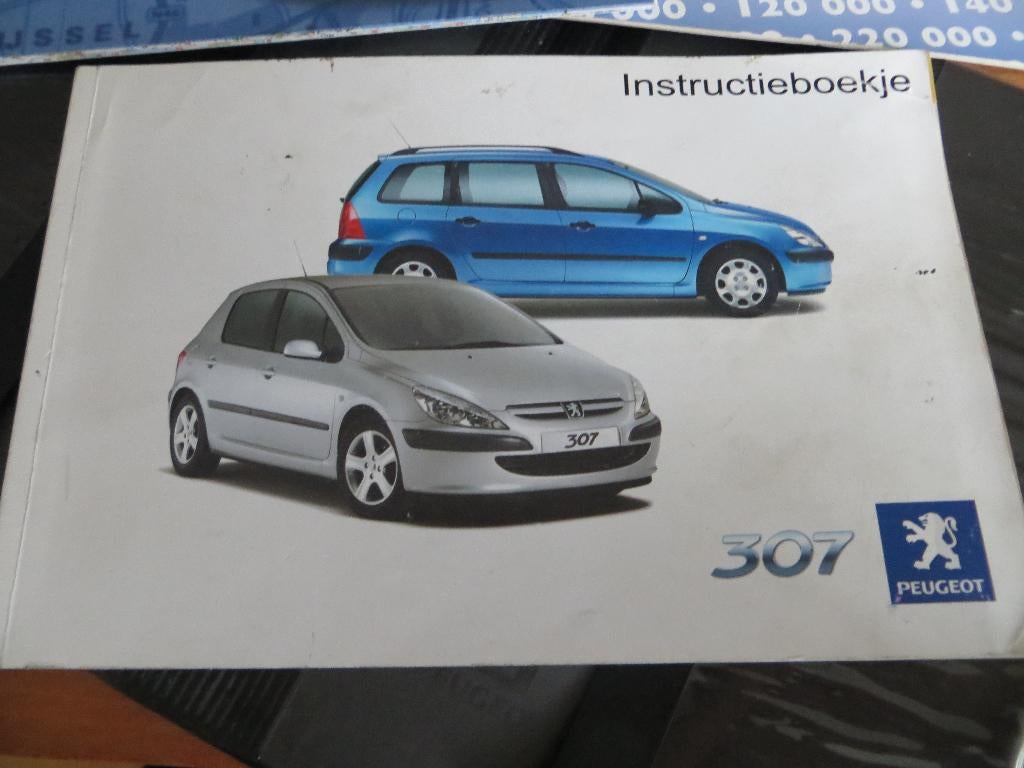 Instructieboek Peugeot 307, 307 Break 2002 incl. audio, Ophalen of Verzenden