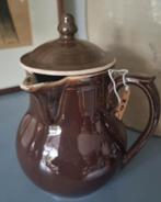 Oude Franse stroop kan met deksel Geglazuurd aardewerk, Ophalen of Verzenden