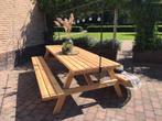 picknicktafel 10 pers 2.5 m lang ROBUUST DOUGLAS HOUT, Ophalen of Verzenden, Nieuw, Rechthoekig, Hout