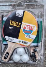 Tafeltennis set. Table tennis met ballen en net bekijk mijn, Sport en Fitness, Ophalen of Verzenden, Zo goed als nieuw, Net, Batje(s) of Balletje(s)