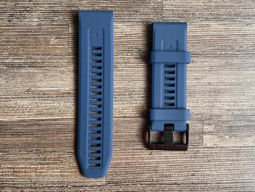 25030 Polsband Quickfit Garmin Fenix 26mm, nieuw, Sieraden, Tassen en Uiterlijk, Sporthorloges, Nieuw, Blauw, Ophalen of Verzenden