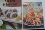 Shusi en pasta gerechten kookboeken prijs per stuk, Boeken, Ophalen of Verzenden, Italië, Zo goed als nieuw