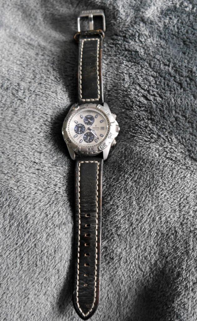 Herenhorloge Festina 16169, Sieraden, Tassen en Uiterlijk, Horloges | Antiek, Polshorloge, Overige merken, Staal, 1960 of later