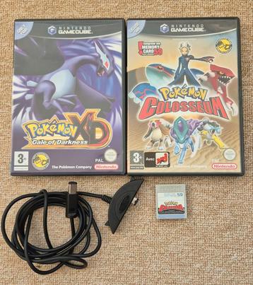 Pokémon XD + Colosseum GameCube Compleet beschikbaar voor biedingen