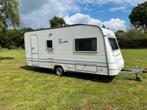 Knaus azur 500 vastbed , treinzit 1995, Caravans en Kamperen, Caravans, Vast bed, Bedrijf, Treinzit, 750 - 1000 kg