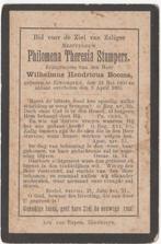 Philomena Stumpers 1850 Eindhoven + 1893 Eindhoven, 43 jr, Verzamelen, Bidprentjes en Rouwkaarten, Verzenden