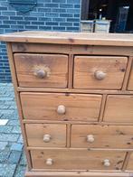 Oud grenen ladekast 13 lades, Huis en Inrichting, RoDeKo Volendam, R.kooij65@gmail.com, Gebruikt, 100 tot 150 cm