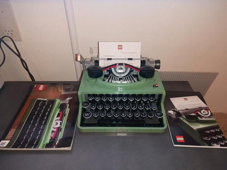 Lego 21327 Typemachine, Kinderen en Baby's, Speelgoed | Duplo en Lego, Zo goed als nieuw, Lego, Complete set, Ophalen of Verzenden