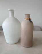 Set van 2 vazen, Huis en Inrichting, Woonaccessoires | Vazen, Ophalen, Gebruikt, Overige kleuren, Glas