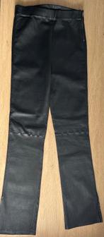 Massimo Dutti. Leren Tregging. Mt M., Kleding | Dames, Maat 38/40 (M), Massimo Dutti, Zwart, Ophalen of Verzenden