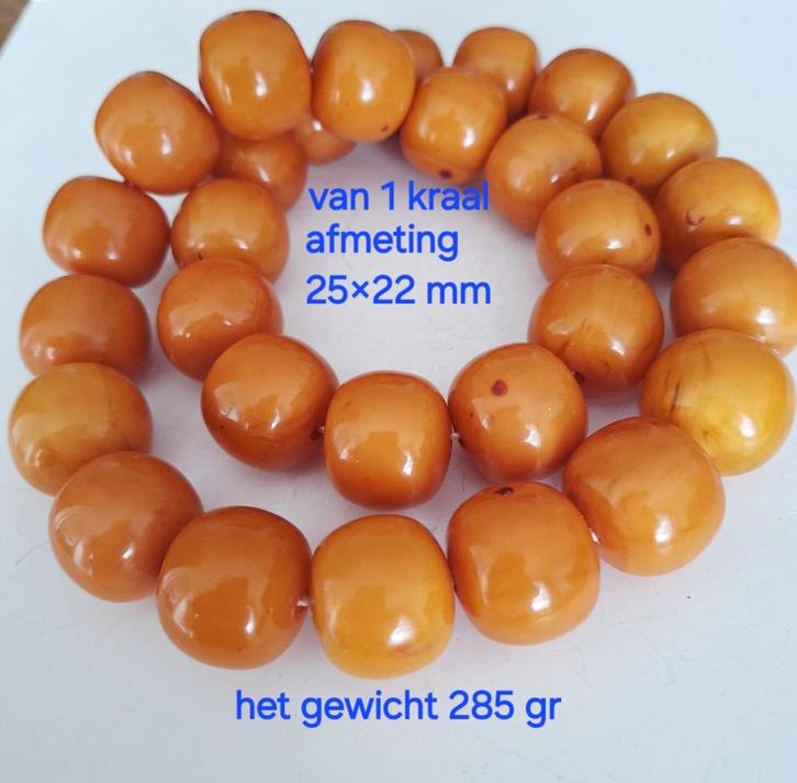 Antieke Faturan Butterscotch ketting met werveleffect 285gr, Sieraden, Tassen en Uiterlijk, Antieke sieraden, Ketting, Overige materialen